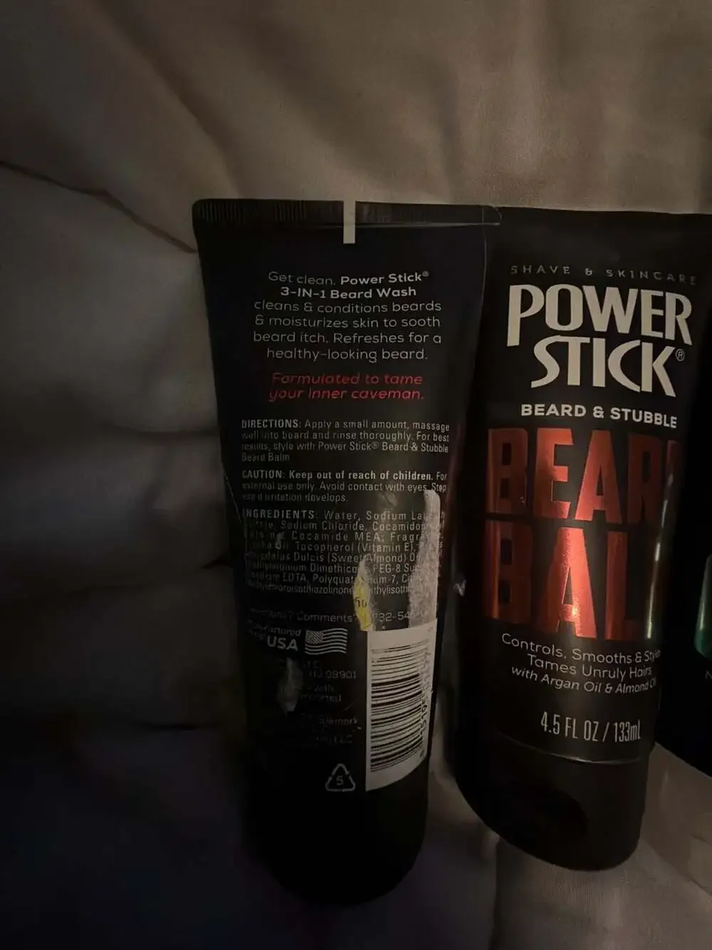 #343 Power Stick Shave and Skincare Beard Wash Beard Balm Shave Gel 3-Piece Set